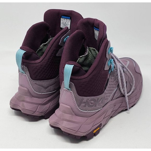 NEW! HOKA Anacapa Mid GTX Hiker Womens Boot 6.5B US ElderberryGrape - Picture 8 of 12